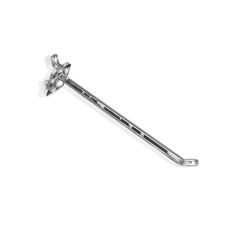 Azar Displays 6" Plastic Hook: 0.287" Dia., PK50 800006-C